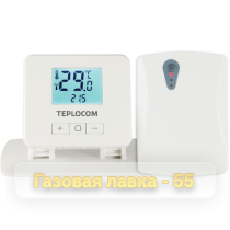 Беспроводной комнатный термостат TEPLOCOM TS-2AA/3A-RF