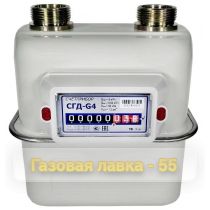 Счетчик газа с термокорректором СГД G4ТК (правый) (Орел)