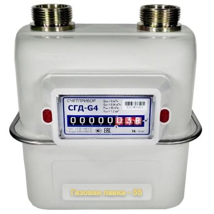 Счетчик газа с термокорректором СГД G4ТК (левый) (Орел)